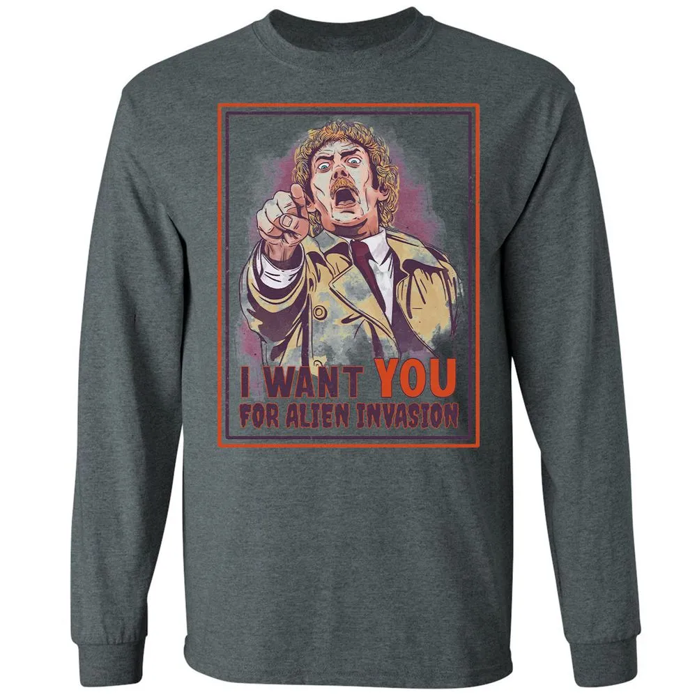 Long Sleeve T-Shirt - 4XFCPS8T - Dark Heather - 15