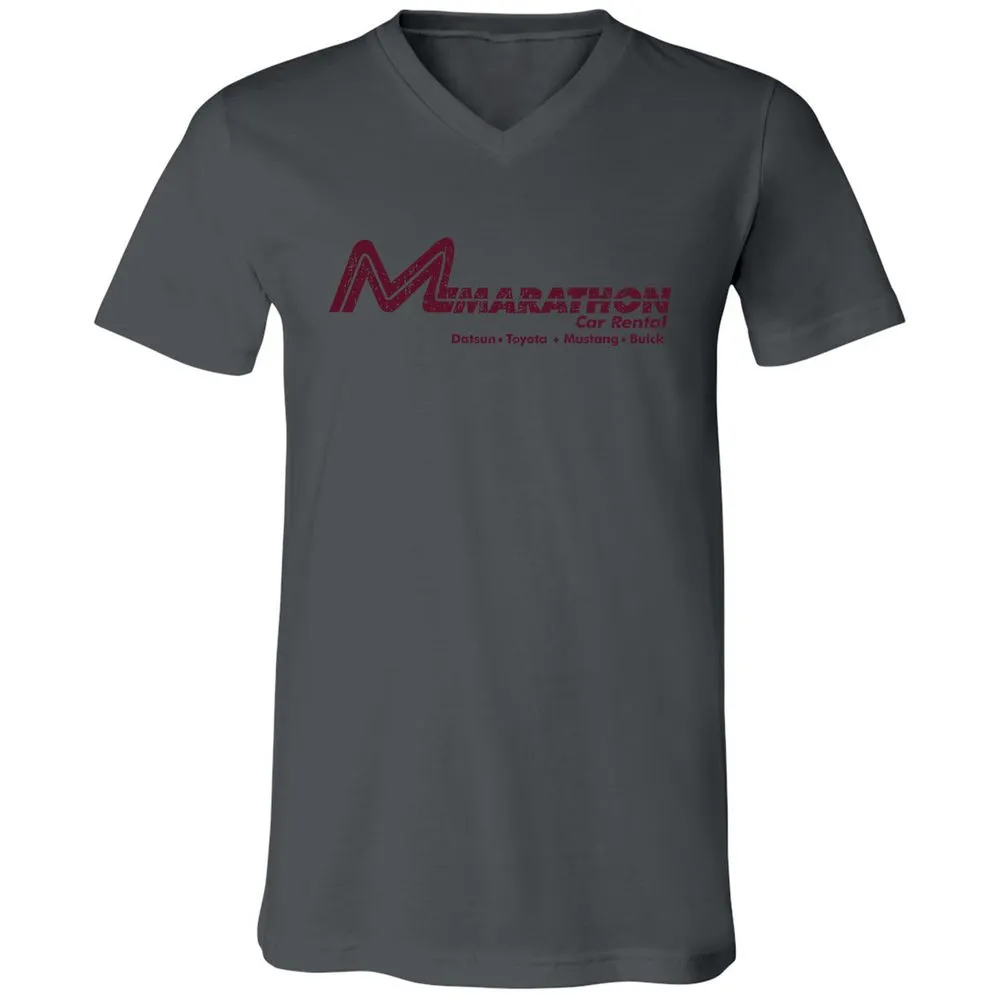 Unisex V-Neck T-Shirt - L6JBT89W - Asphalt - 12