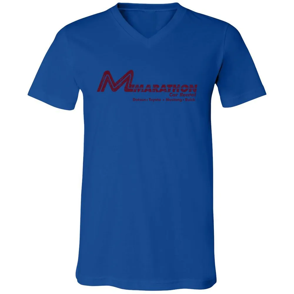 Unisex V-Neck T-Shirt - L6JBT89W - True Royal - 4