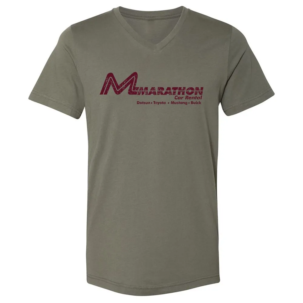 Unisex V-Neck T-Shirt - L6JBT89W - Military Green - 10