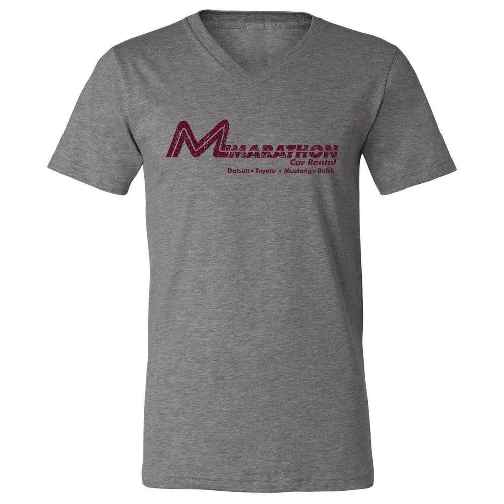 Unisex V-Neck T-Shirt - L6JBT89W - Deep Heather - 13