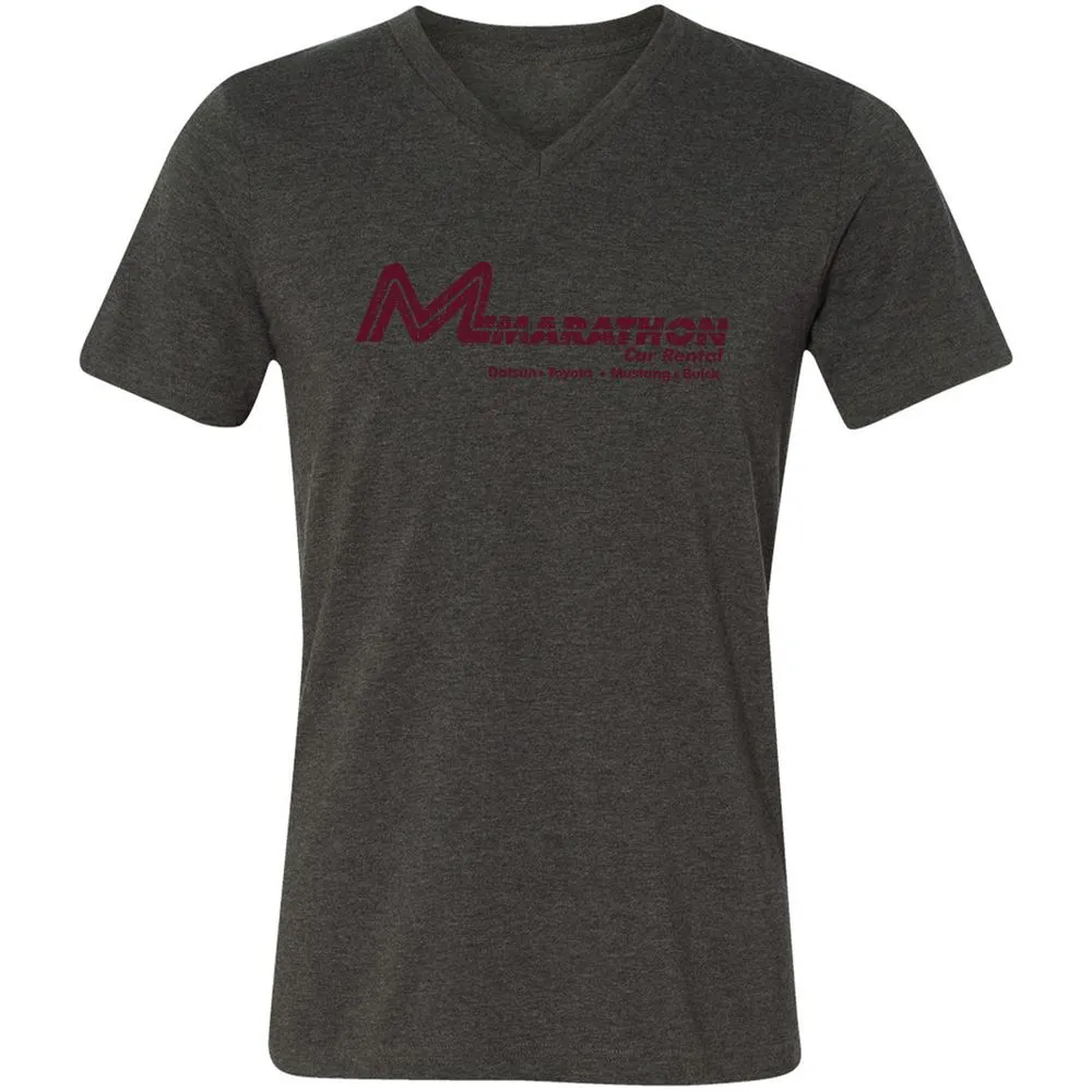 Unisex V-Neck T-Shirt - L6JBT89W - Dark Grey Heather - 8