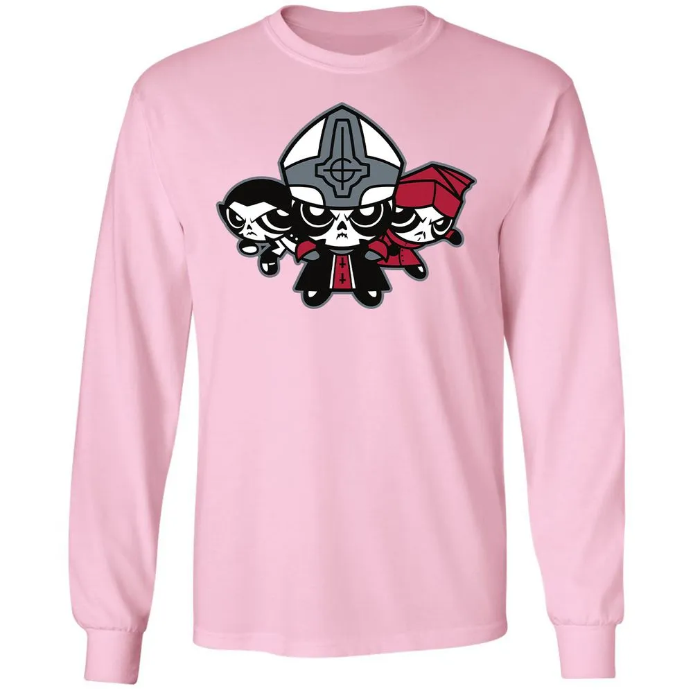 Long Sleeve T-Shirt - BZVBRCH2 - Light Pink - 3