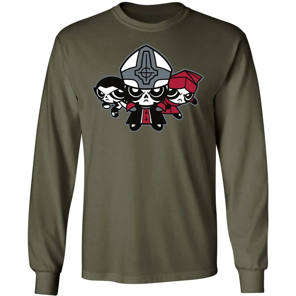 Long Sleeve T-Shirt - BZVBRCH2 - Military Green - 7