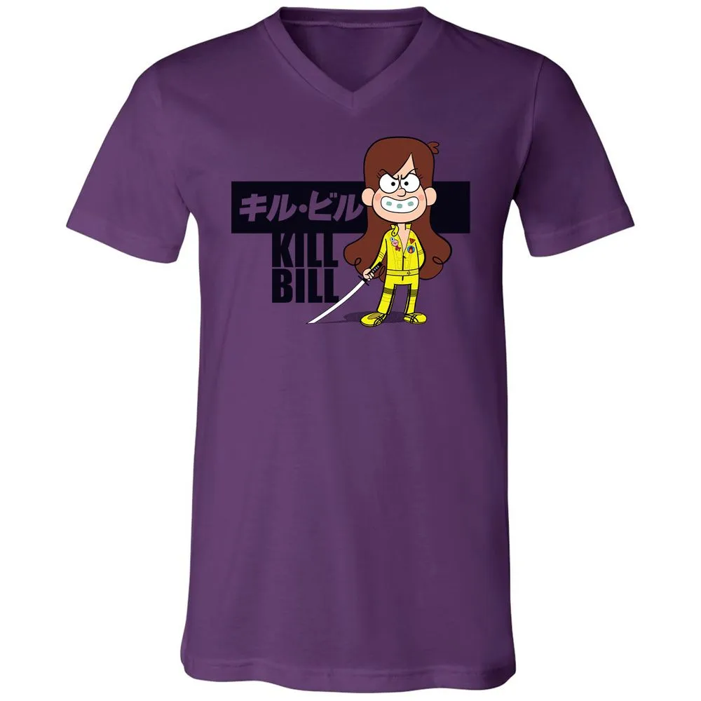 Unisex V-Neck T-Shirt - ZT8ZPWPS - Team Purple - 2