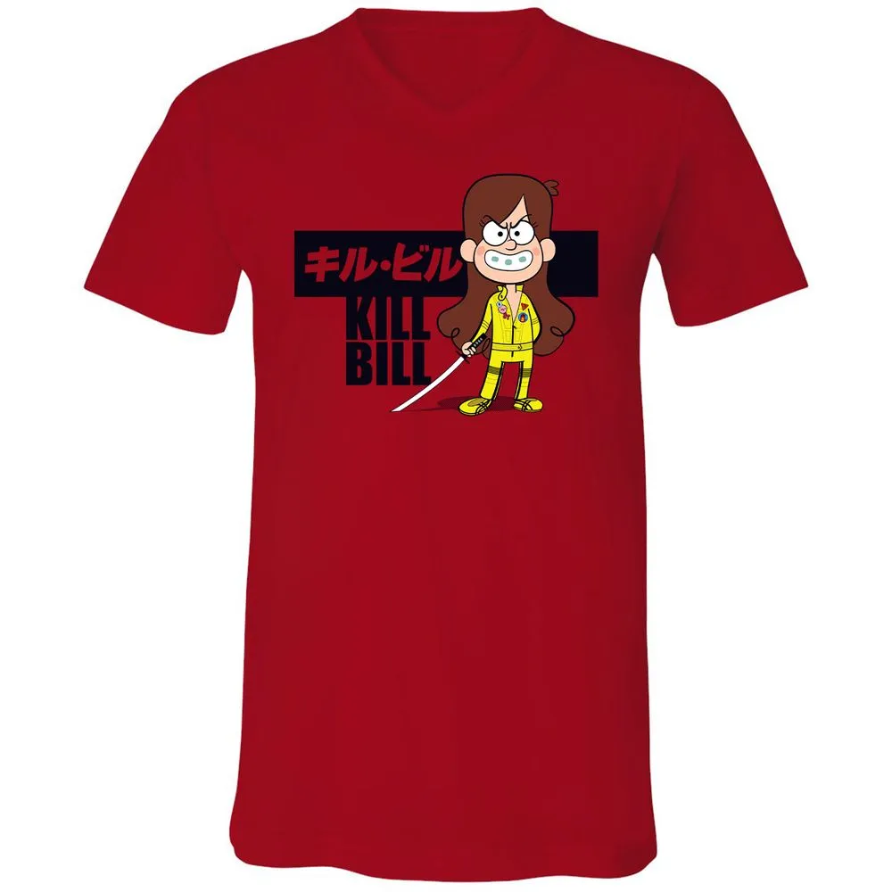 Unisex V-Neck T-Shirt - ZT8ZPWPS - Red - 3