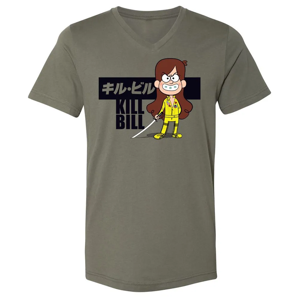 Unisex V-Neck T-Shirt - ZT8ZPWPS - Military Green - 10