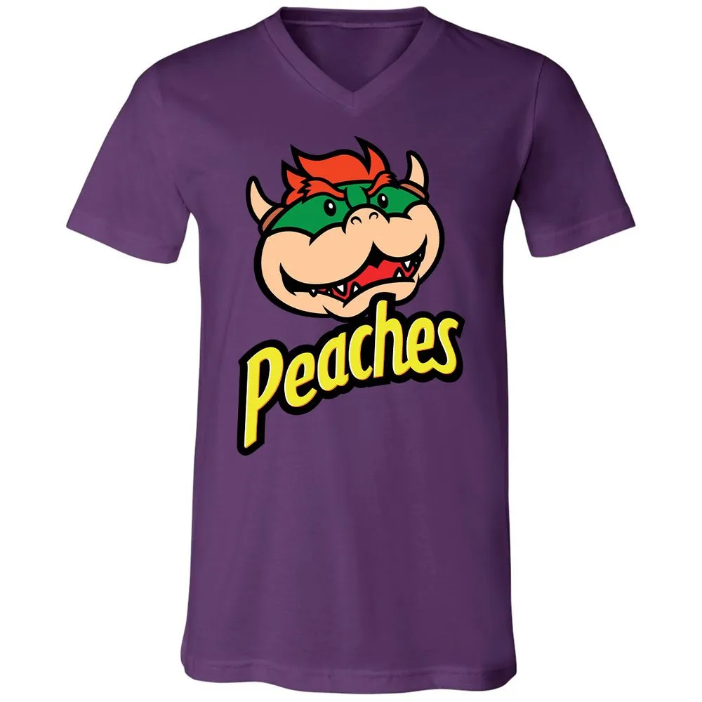 Unisex V-Neck T-Shirt - NE9RVFNF - Team Purple - 2