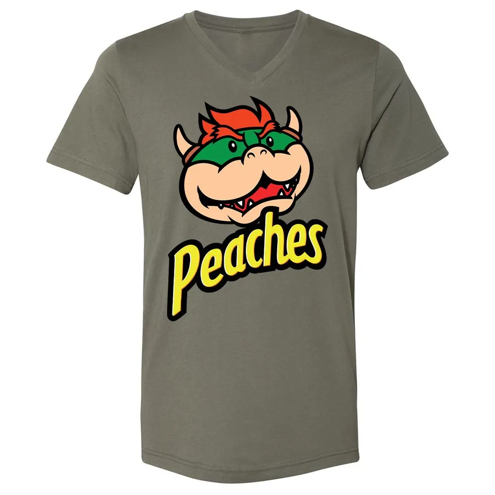 Unisex V-Neck T-Shirt - NE9RVFNF - Military Green - 10