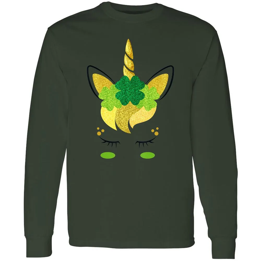 Long Sleeve T-Shirt - 8SQAH8N4 - Forest Green - 8