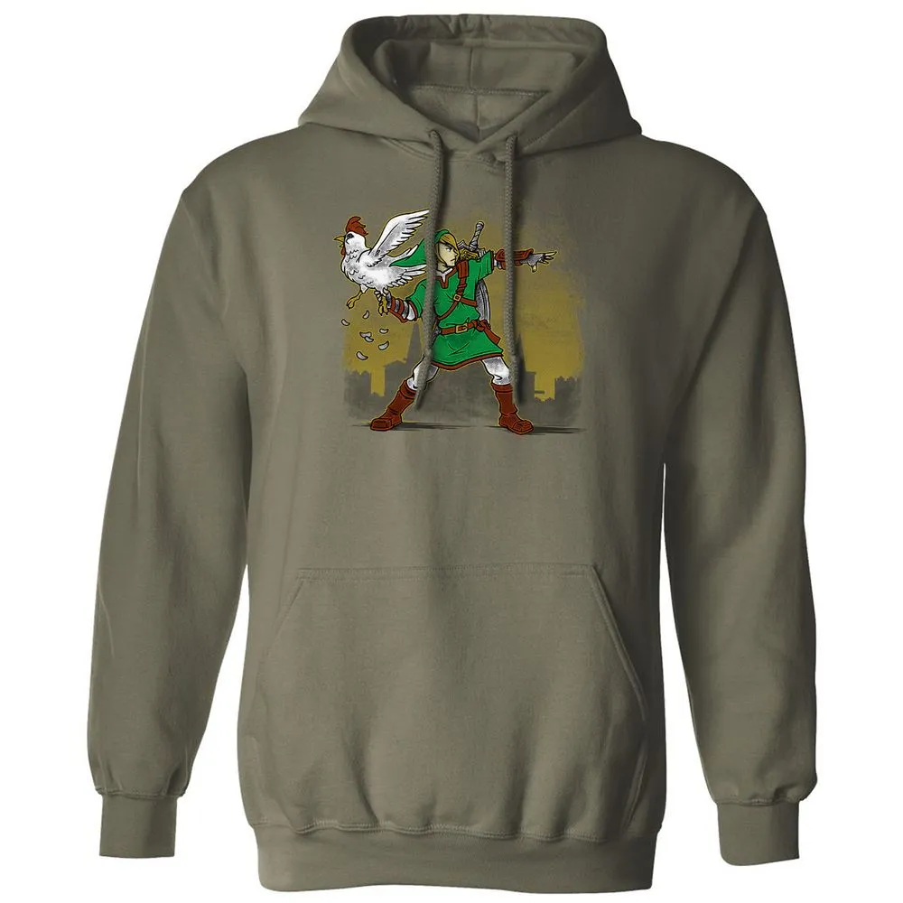 Classic Unisex Hoodie - QP5MZ7XT - Military Green - 4