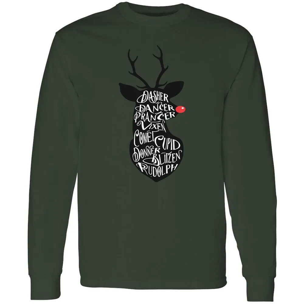 Long Sleeve T-Shirt - 48WQH1PK - Forest Green - 8