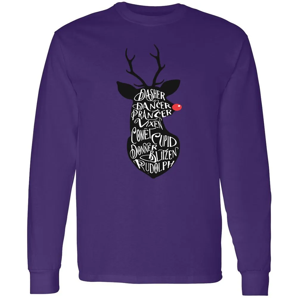 Long Sleeve T-Shirt - 48WQH1PK - Purple - 13