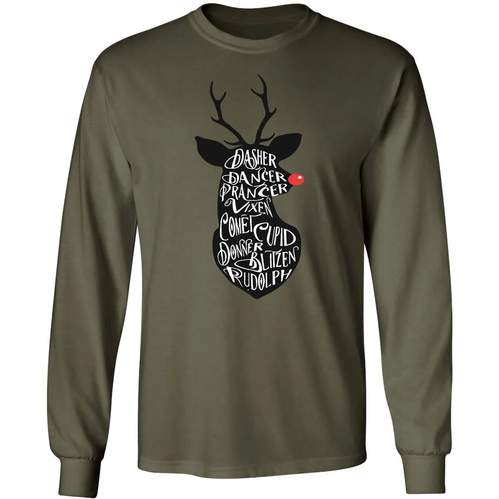 Long Sleeve T-Shirt - 48WQH1PK - Military Green - 7