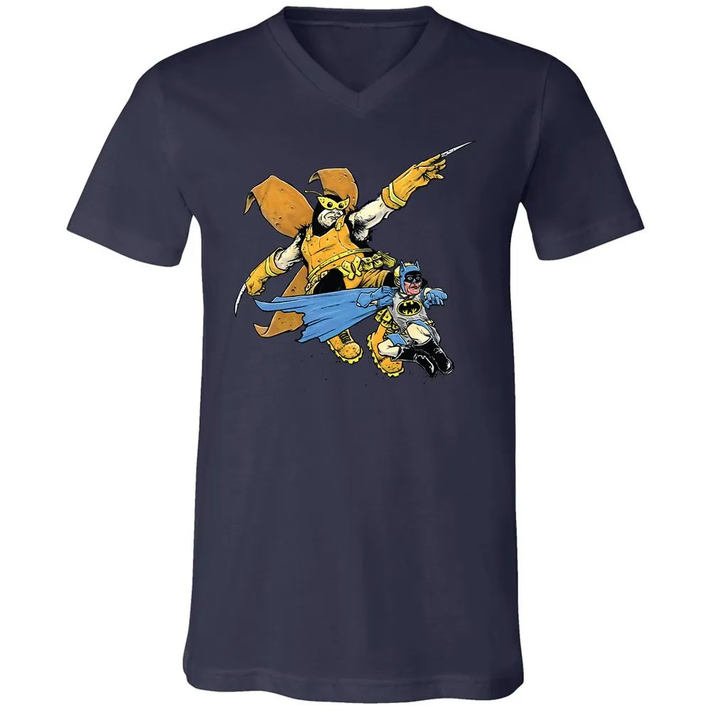 Unisex V-Neck T-Shirt - 97K9RF4C - Navy - 9