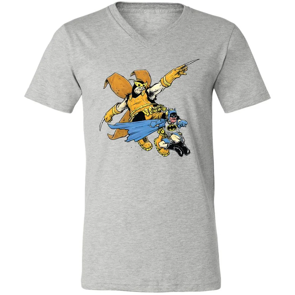 Unisex V-Neck T-Shirt - 97K9RF4C - Athletic Heather - 7