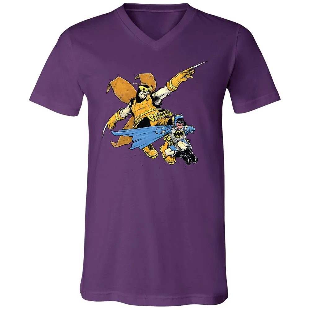 Unisex V-Neck T-Shirt - 97K9RF4C - Team Purple - 2