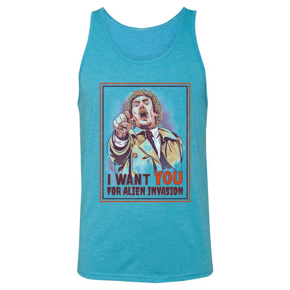 Unisex Jersey Tank - 34VKPT1E - Aqua Triblend - 3