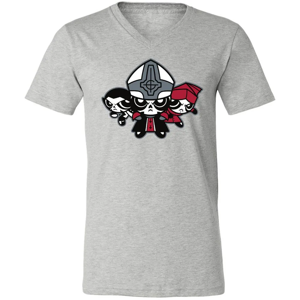 Unisex V-Neck T-Shirt - A5WJEP5Z - Athletic Heather - 7