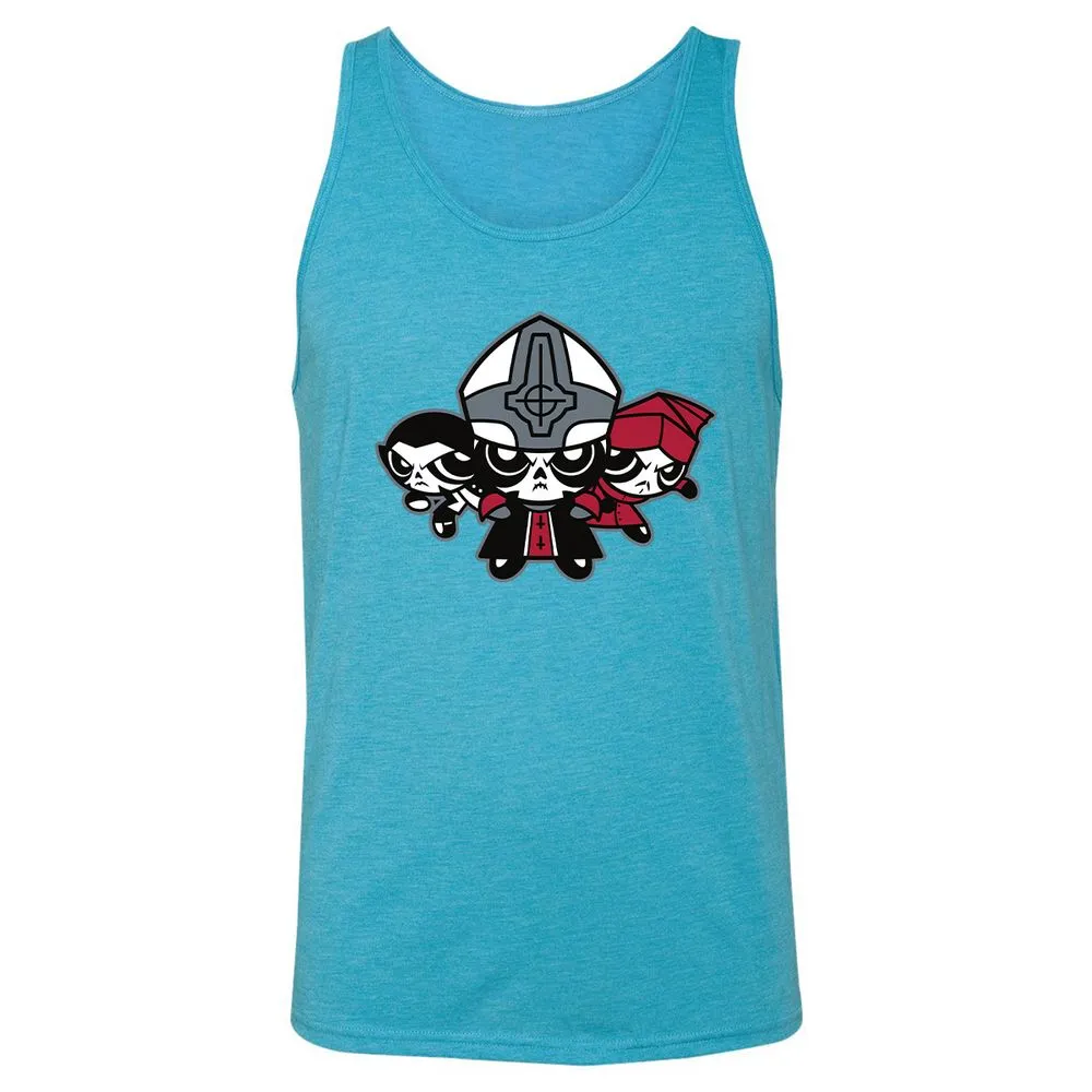 Unisex Jersey Tank - P2X54KF4 - Aqua Triblend - 3