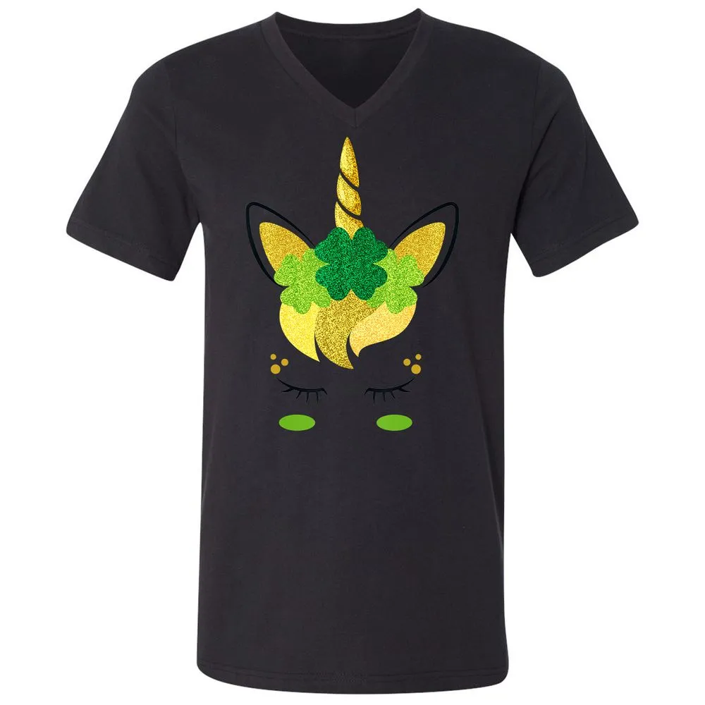 Unisex V-Neck T-Shirt - KAAFBGQR - Black - 16