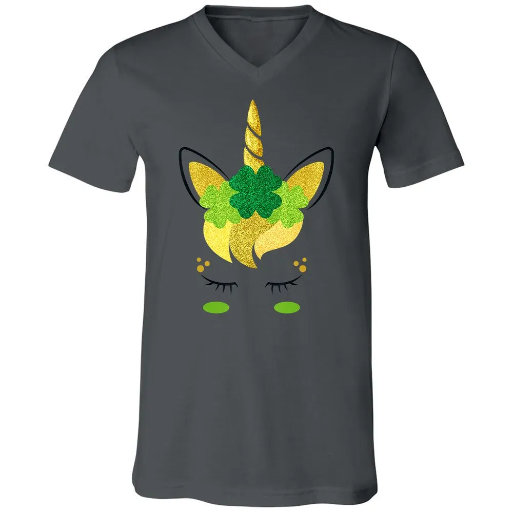 Unisex V-Neck T-Shirt - KAAFBGQR - Asphalt - 12