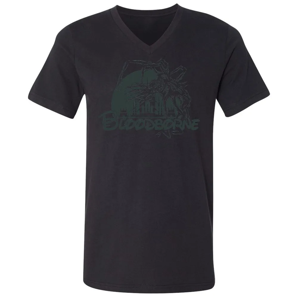 Unisex V-Neck T-Shirt - W3LCRZUH - Black - 16