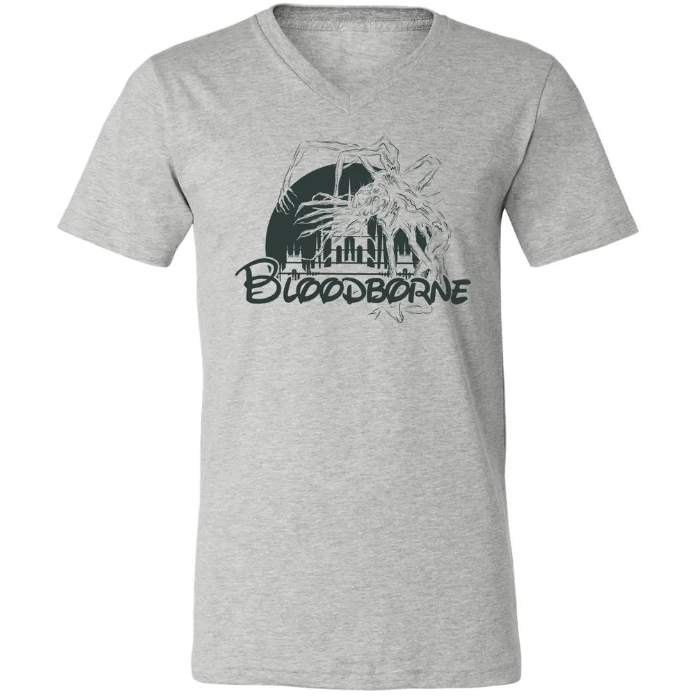 Unisex V-Neck T-Shirt - W3LCRZUH - Athletic Heather - 7