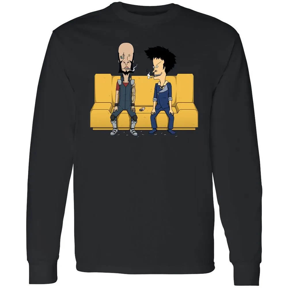 Long Sleeve T-Shirt - F6JNZQ3Y - Black - 16
