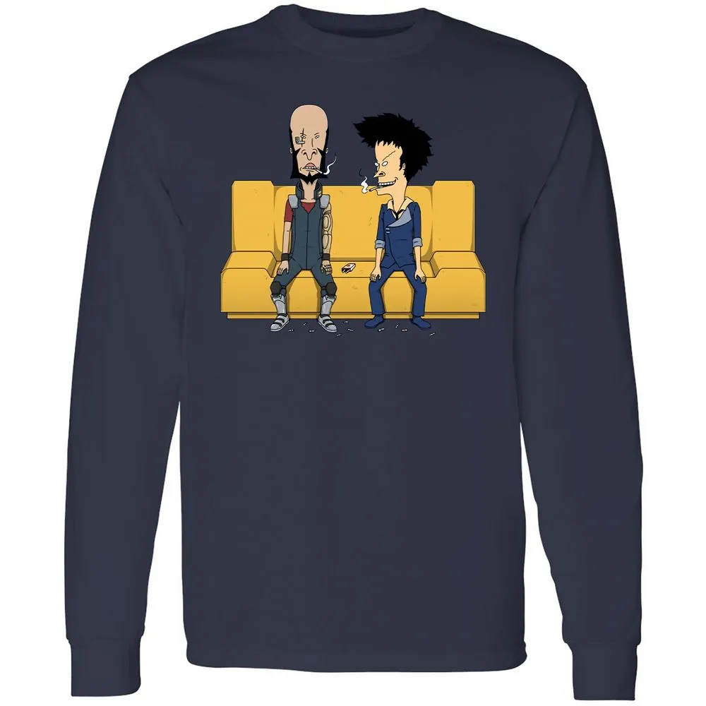 Long Sleeve T-Shirt - F6JNZQ3Y - Navy - 12
