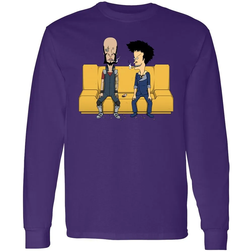 Long Sleeve T-Shirt - F6JNZQ3Y - Purple - 13