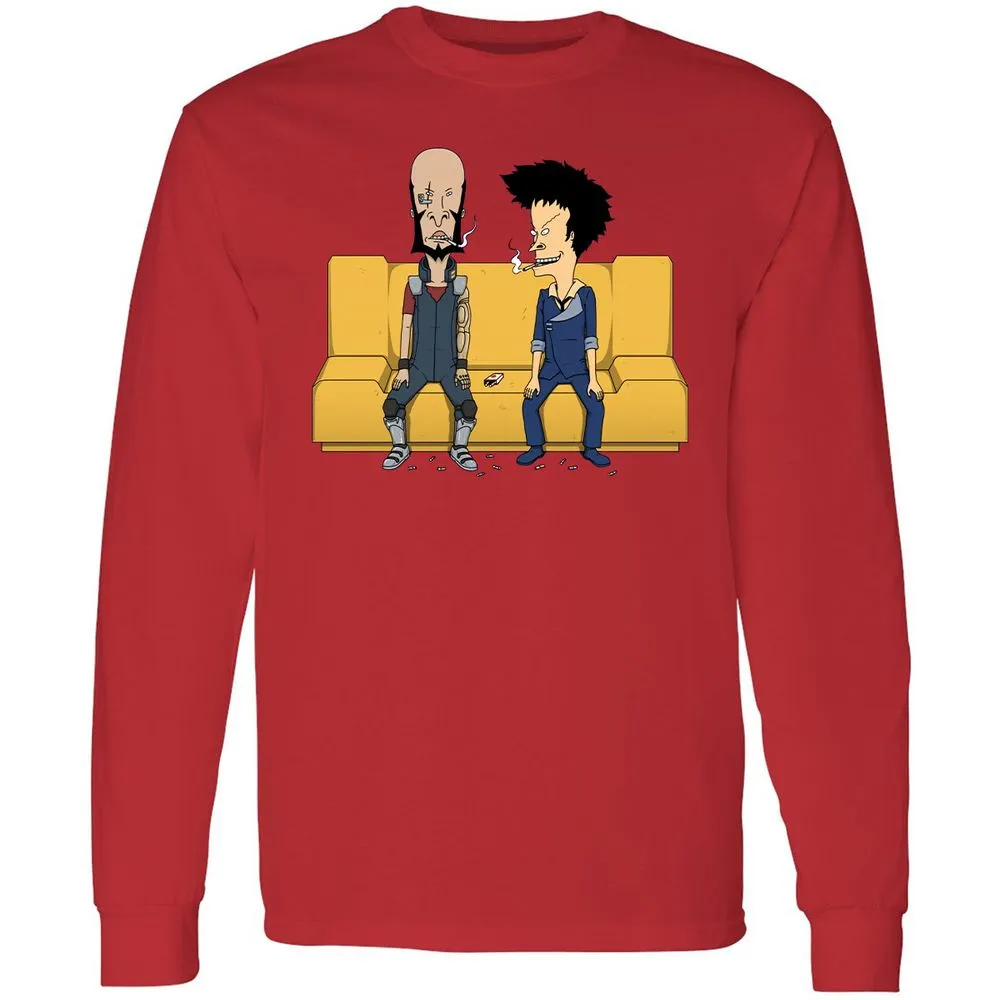 Long Sleeve T-Shirt - F6JNZQ3Y - Red - 14