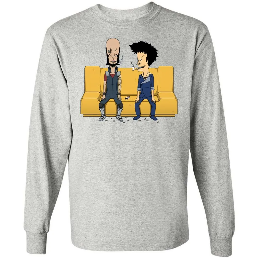 Long Sleeve T-Shirt - F6JNZQ3Y - Ash - 5
