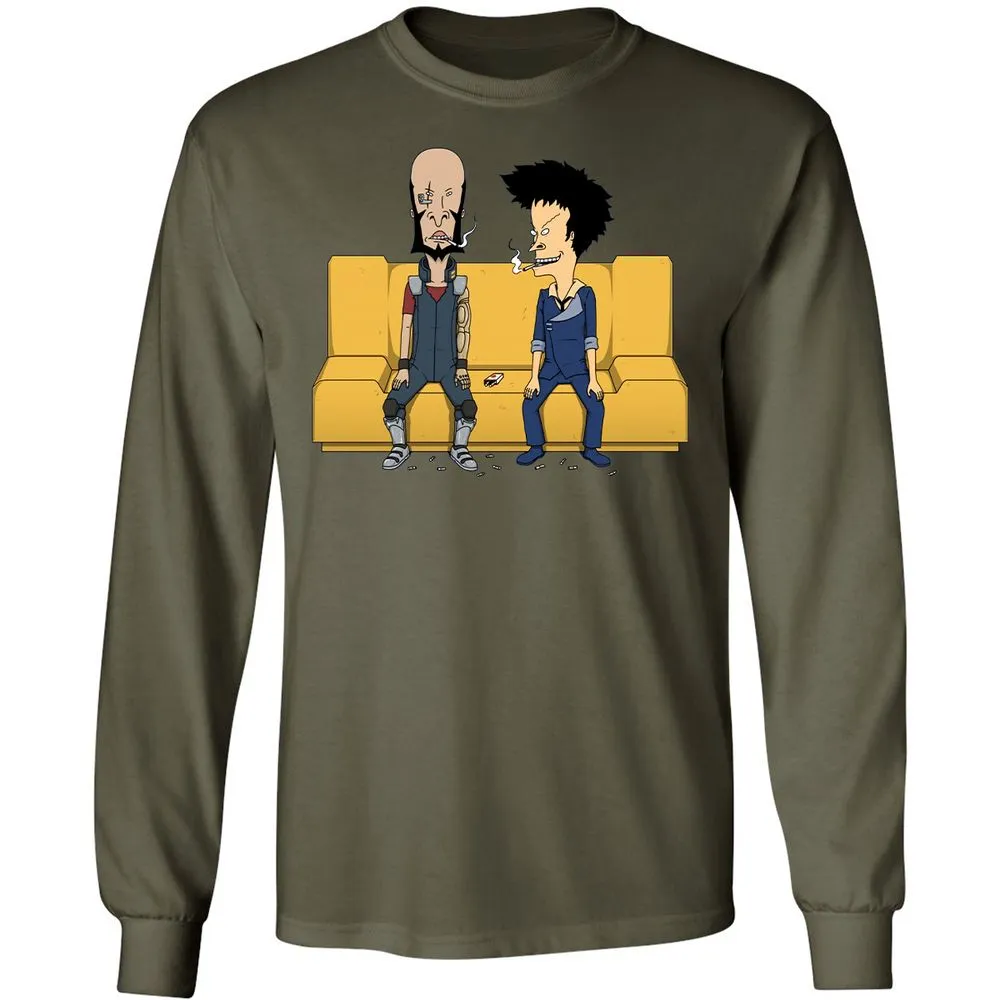 Long Sleeve T-Shirt - F6JNZQ3Y - Military Green - 7