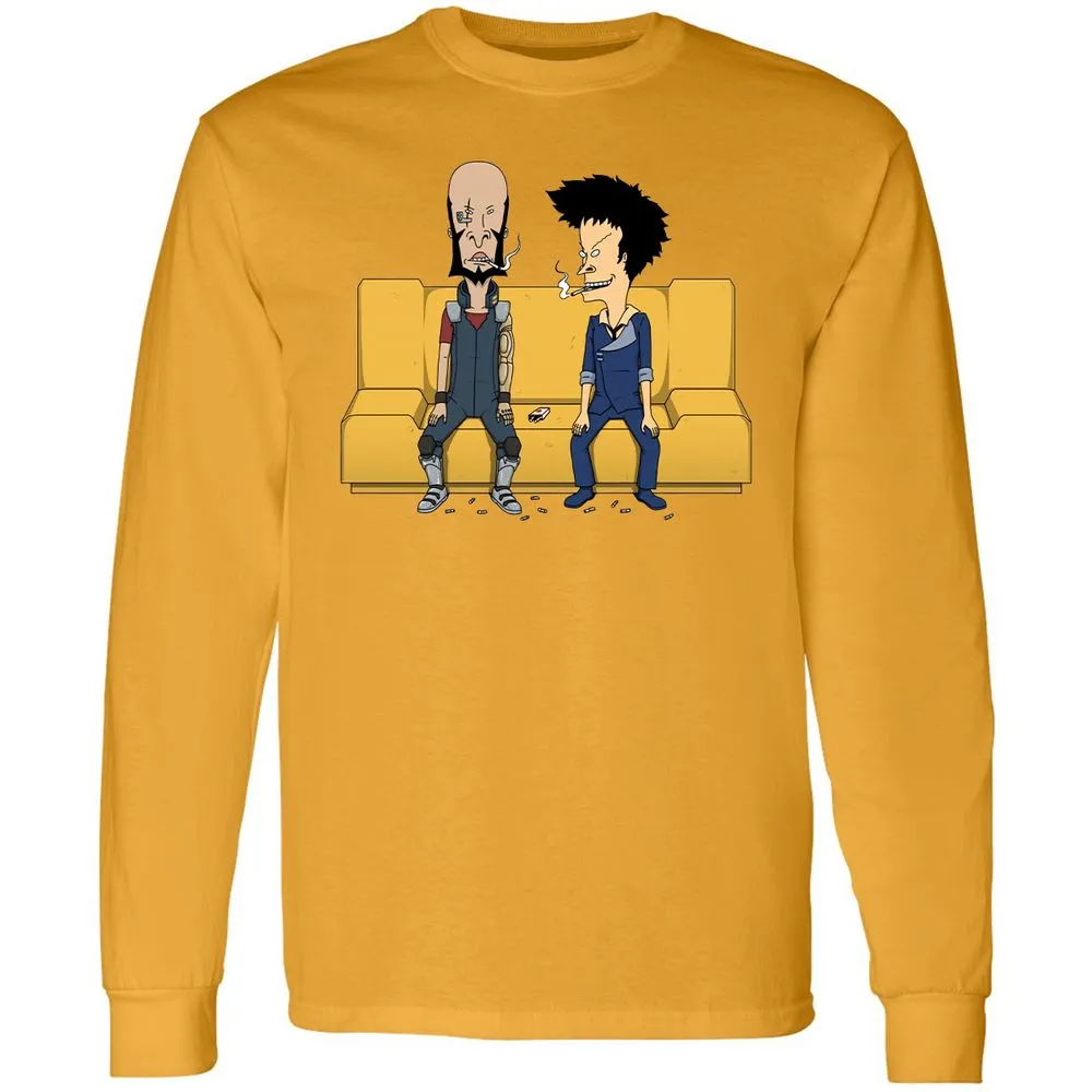 Long Sleeve T-Shirt - F6JNZQ3Y - Gold - 9