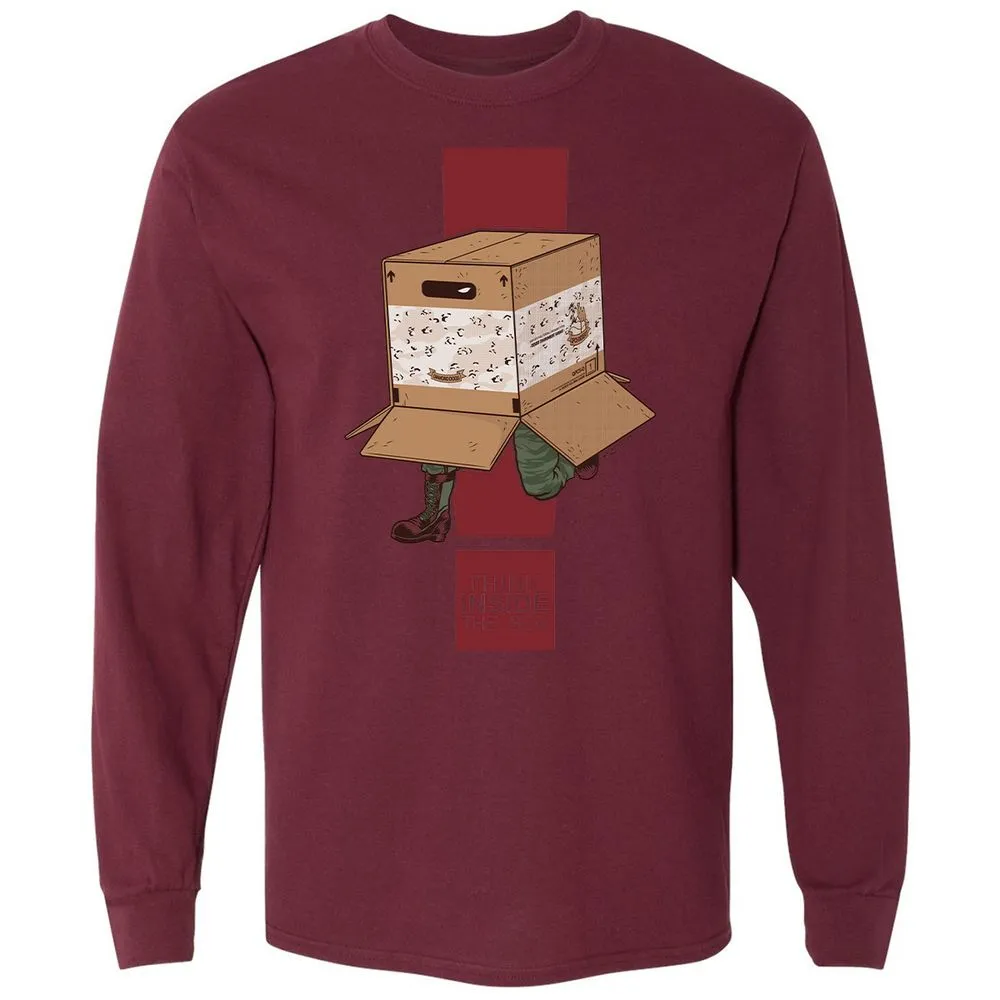 Long Sleeve T-Shirt - FV8ATEPD - Maroon - 11