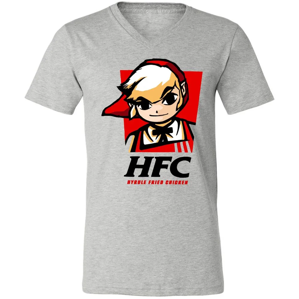 Unisex V-Neck T-Shirt - DGA8LWZX - Athletic Heather - 7