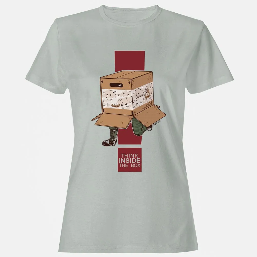Women's T-Shirt - 8GAHCQYN - Ash - 2