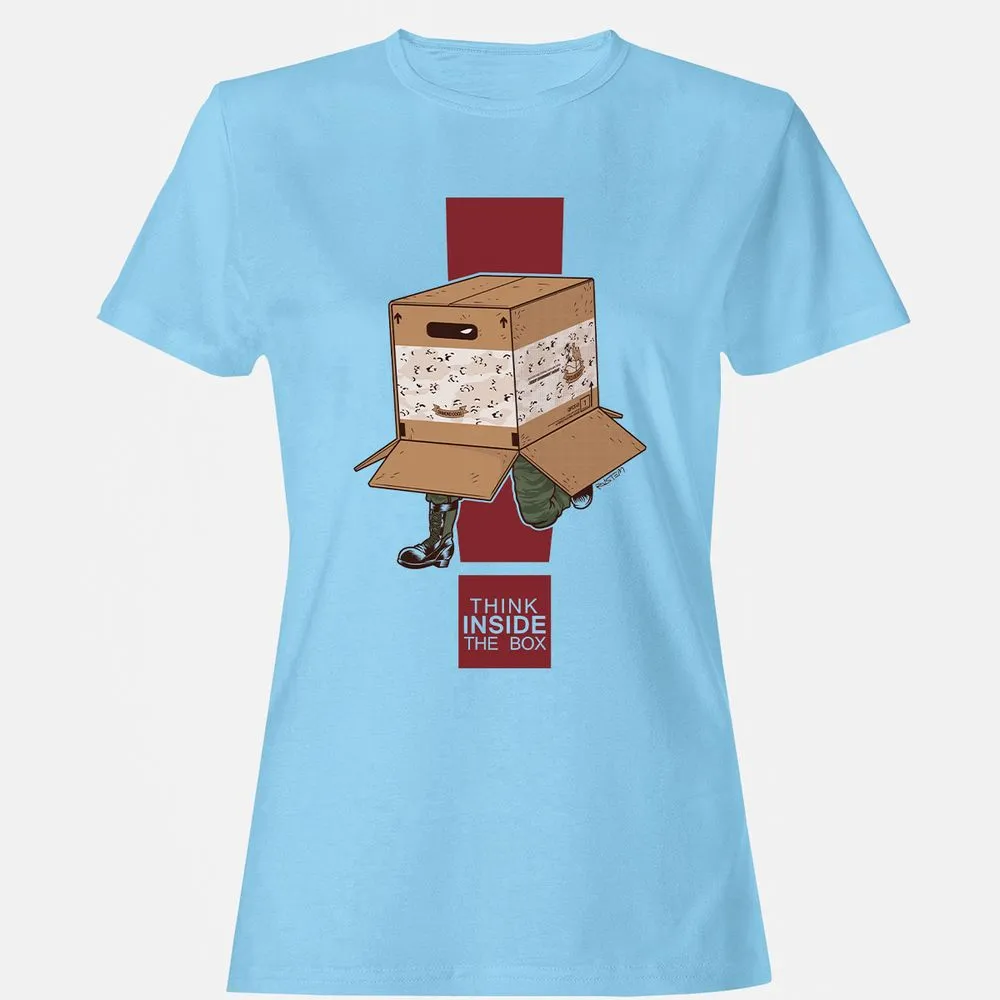 Women's T-Shirt - 8GAHCQYN - Light Blue - 8