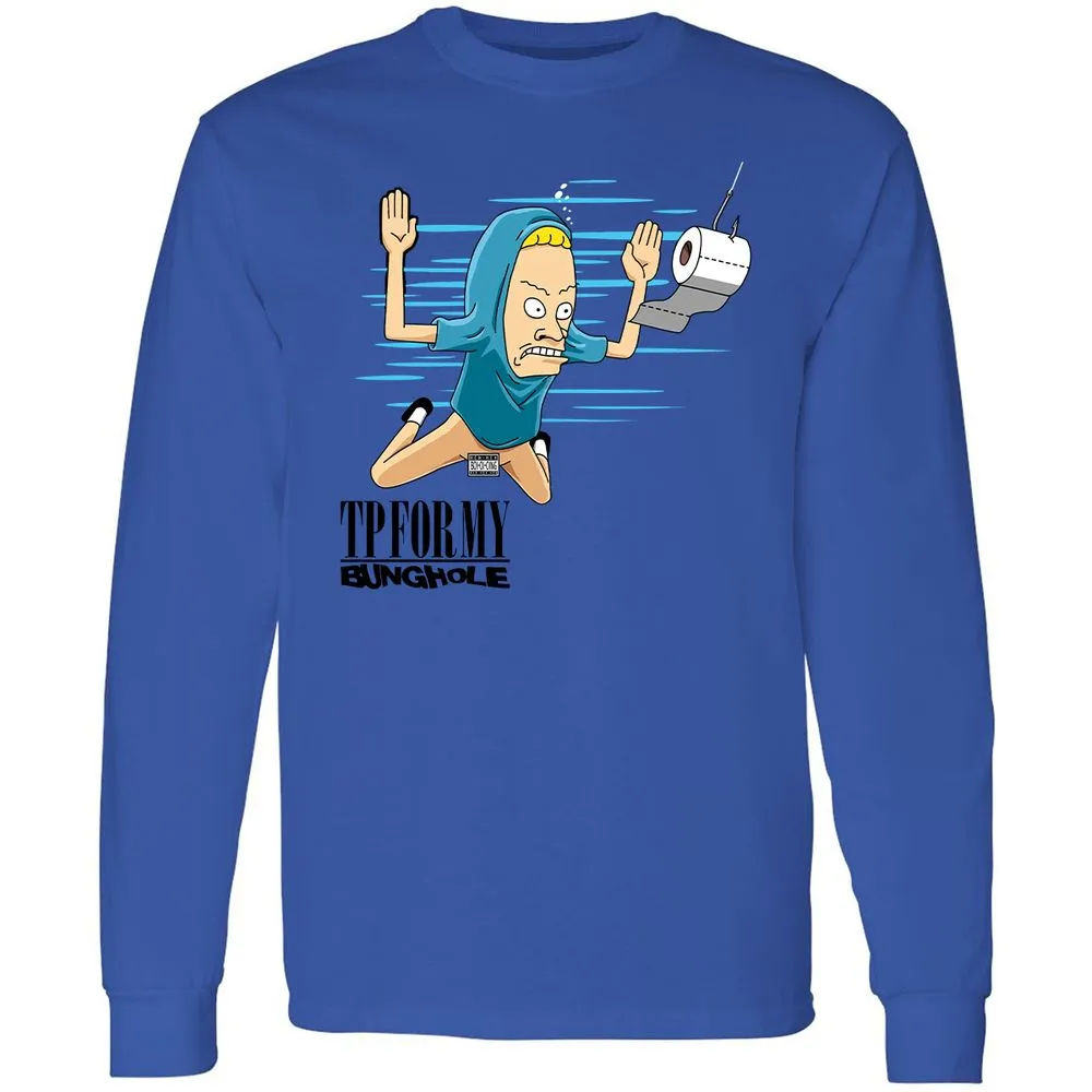 Long Sleeve T-Shirt - U16ZMFWJ - Royal - 4