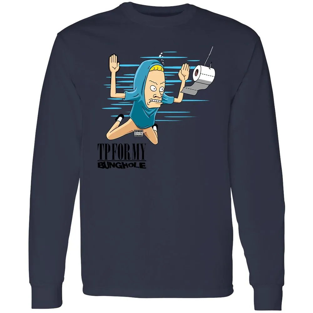 Long Sleeve T-Shirt - U16ZMFWJ - Navy - 12