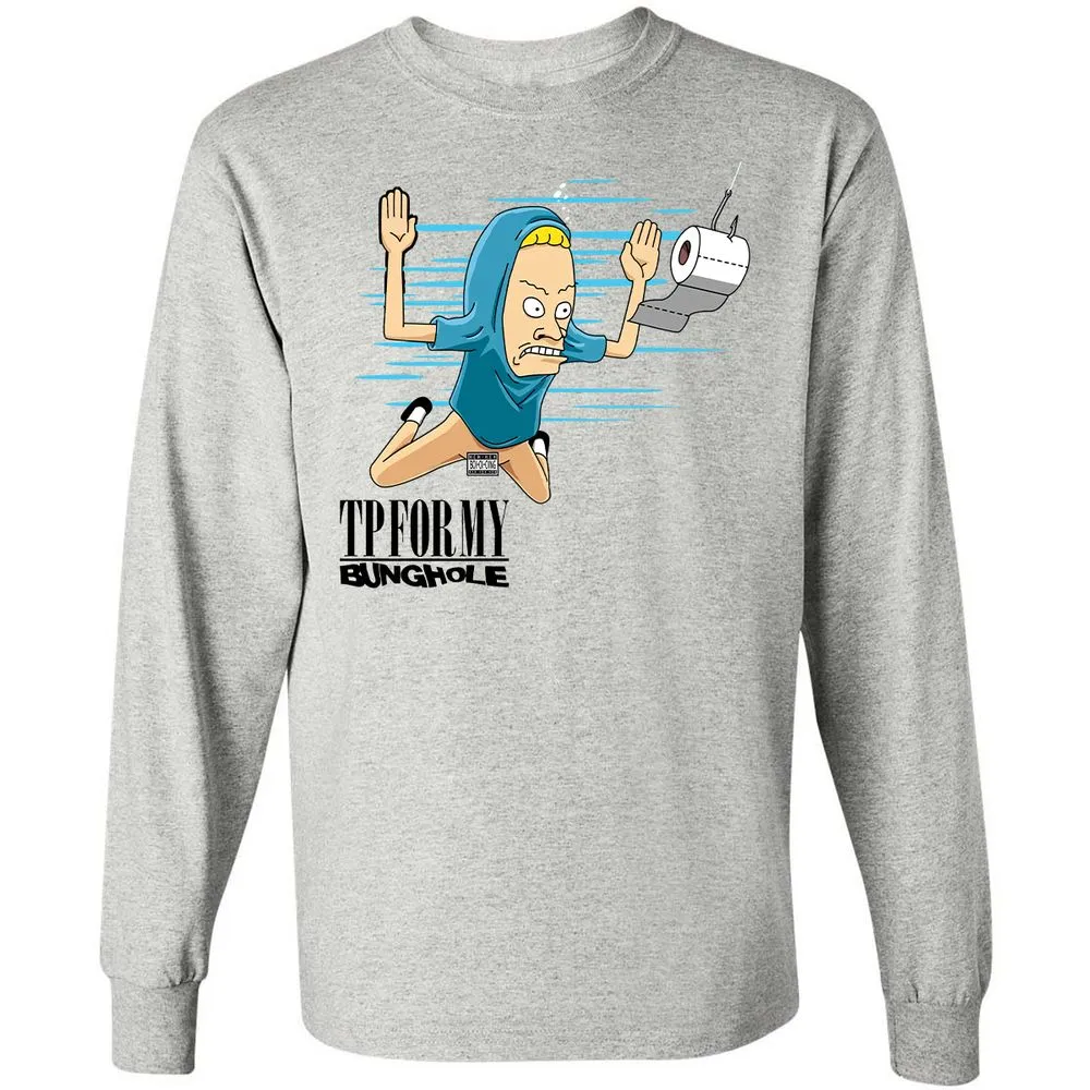 Long Sleeve T-Shirt - U16ZMFWJ - Ash - 5