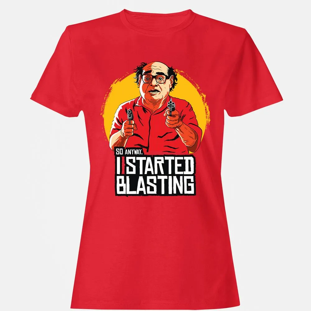 Women's T-Shirt - TSWDSLF4 - Red - 13
