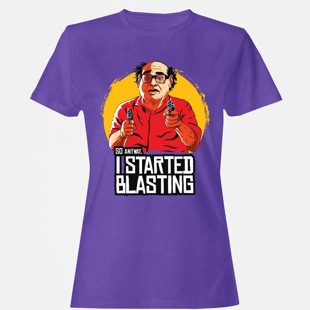 Women's T-Shirt - TSWDSLF4 - Purple - 12
