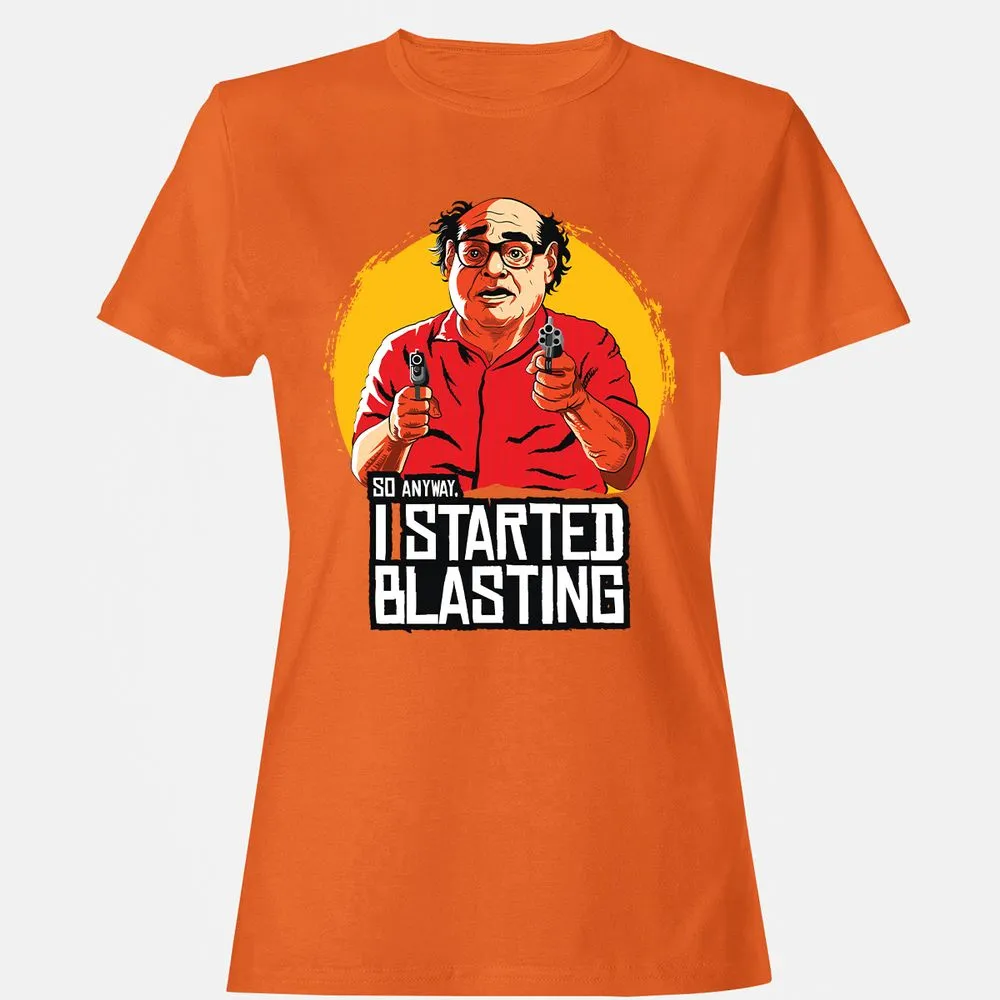 Women's T-Shirt - TSWDSLF4 - Orange - 11