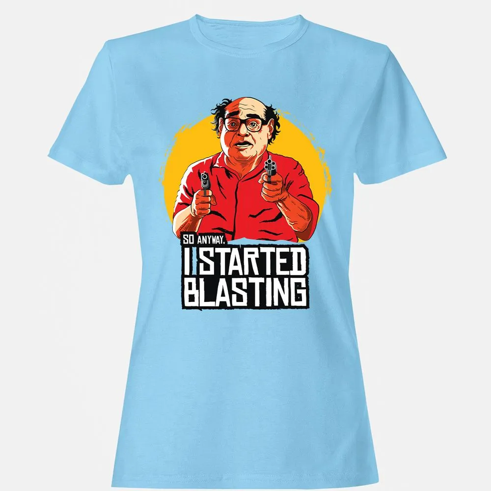 Women's T-Shirt - TSWDSLF4 - Light Blue - 8