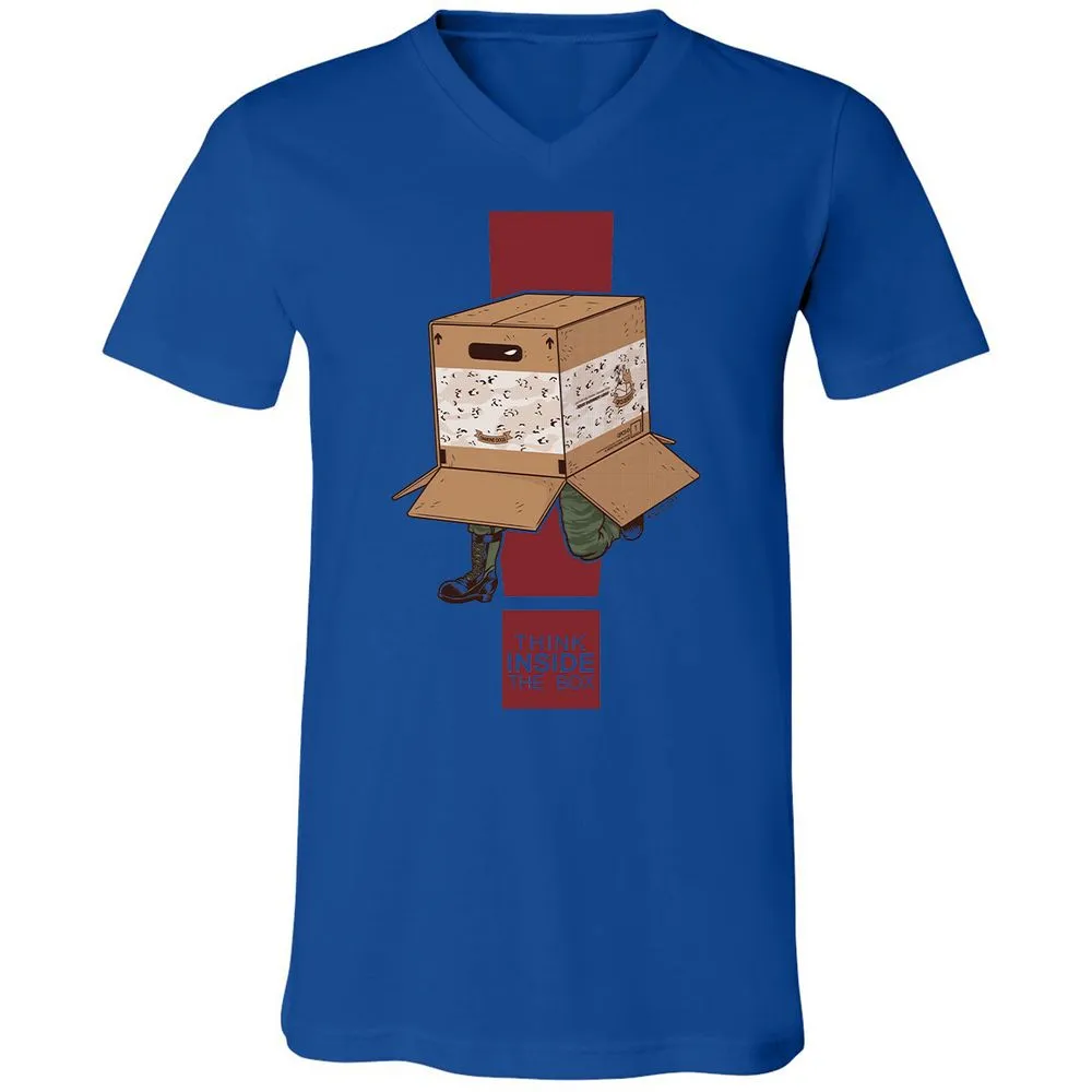 Unisex V-Neck T-Shirt - 7ESS9F1M - True Royal - 4