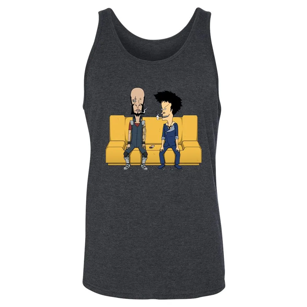 Unisex Jersey Tank - X7SVMLK9 - Dark Grey Heather - 6
