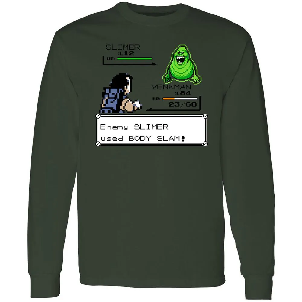 Long Sleeve T-Shirt - 9NYB95K7 - Forest Green - 8