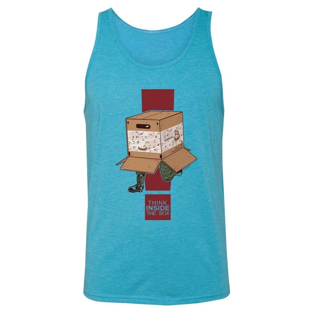Unisex Jersey Tank - 3GRRERB1 - Aqua Triblend - 3